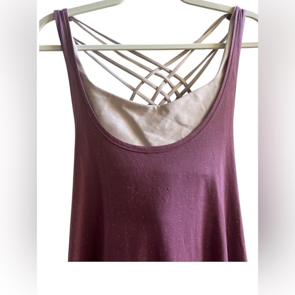Llululemon  Tied in Energy 2-in-1 Tank
activewear criss cross tank top Sz 8 - Picture 6 of 12